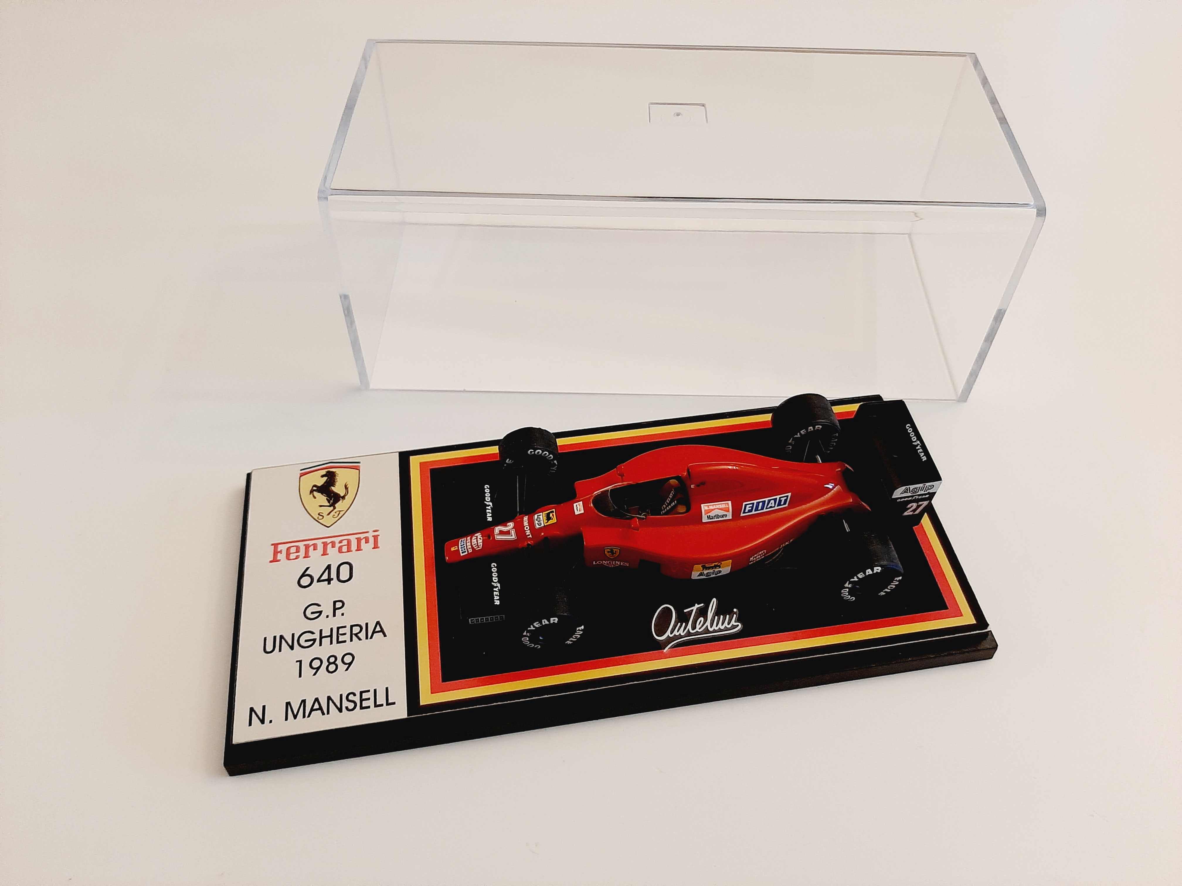 F. Suber : Ferrari 640 F1 Winner Hungary GP 1989